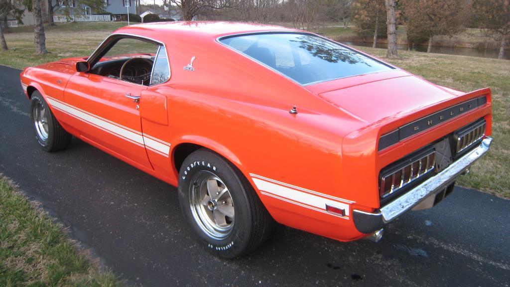 1969 Ford Shelby GT500 4 speed Orange 3056 SOLD BenzaMotors